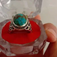 انگشتر فیروزه با رکاب نقره|جواهرات|نیشابور, شهرک فیروزه|دیوار