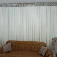 پرده حریر ساده