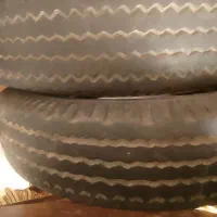 یک جفت لاستیک 700/16 تاریخ دار.بدون زدگی و پنچری