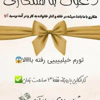 کار در منزل فقط مخصوص بانوان