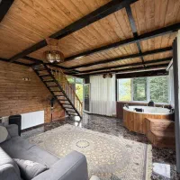 انواع کلبه های استخر دار کلبه معمولی و جکوزی دار|اجارهٔ کوتاه‌مدت ویلا و باغ|شیرگاه, |دیوار