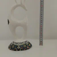 مجسمه‌ آهو مزین به نام امام رضا