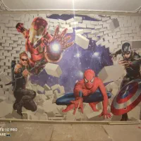 نصب نصاب کاغذدیواری/پوستر/نقاشی ساختمان|خدمات پیشه و مهارت|قدس, شهرقدس|دیوار