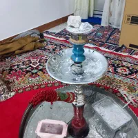 قلیان برنج نادر اصل حاج اوغلی|کلکسیون اشیاء عتیقه|گیان, |دیوار