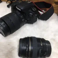 دوربین n7713-18  و لنز canon 85 f.8 fix|دوربین عکاسی و فیلم‌برداری|زاهدان, |دیوار