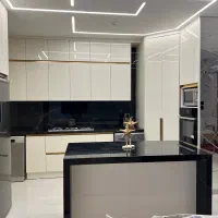 کابینت هایگلاس براق با آیینه تراش گونیا|مصالح و تجهیزات ساختمان|گرگان, |دیوار
