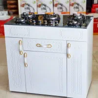 اجاق ۵ شعله MDF صفحه شیشه ای