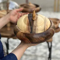 جهاز سرویس چوبی سرویس اشپزخانه قابلمه بشقاب|ظروف سرو و پذیرایی|بابل, |دیوار