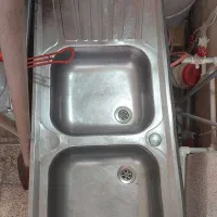 ظرف شویی ۲ لگنه|آبچکان و نظمدهنده ظروف|سیاهکل, |دیوار