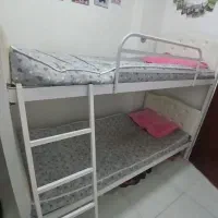 تخت دو طبقه فلزی|تخت و سرویس خواب|مشهد, حضرت حجت|دیوار