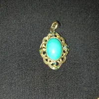 مدال نگین فیروزه ای