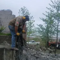اجاره کمپرسور تراکتوری تخریب سنگ بتن مسلح اسکلت