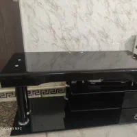 میز تلویزیون شیشه ای مشکی