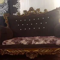 یک دست مبل ۷ نفره درحد نو  میز عسلی هم دارد|مبلمان خانگی و میز عسلی|تاکستان, |دیوار