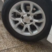 رینگ و لاستیک سایز15 درجه یک در حد