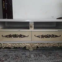 میز تلوزیون تمام چوب
