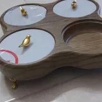 سینی و اردو خوری نونو با جعبه