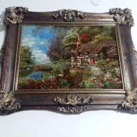 نخ و نقشه تابلو فرش|لوازم خیاطی و بافتنی|سنندج, |دیوار