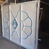 درب حیاط ۳لنگه ماشین رو|مصالح و تجهیزات ساختمان|آبادان, |دیوار