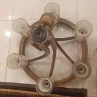 لوستر چوبی اصل ۶شاخه