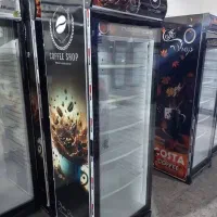 یخچال ایستاده نوشابه  تک درب فروشگاهی کافه سبزی