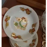 ظروف زیبا نعلبکی و پسته خوری قدیمی انتیک عتیقه|ظروف سرو و پذیرایی|تهران, اسکندری|دیوار