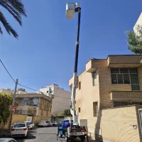 خدمات نیسان بالابر ،بالابر جرثقیل ارتفاع ۱۴ متر