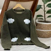 بلوز بافت طرح ابری