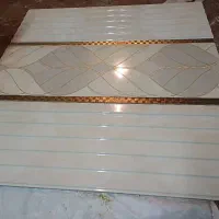 کاشی توالت و حمام همراه کاشی کف و روشویی