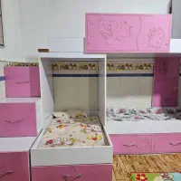 تخت خواب کودک و نوجوان|تخت و سرویس خواب|زابل, |دیوار