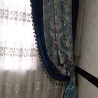 سه عدد والان پرده همراه با رومیزی ۵ تیکه بزرگ|پرده، رانر، رومیزی|تهران, سعیدآباد|دیوار