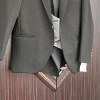 ست کت وشلوار جلیقه دورو وپیراهن سفیدمناسب ۸تا۱۰سال