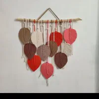 برگ بافتنی رنگارنگ