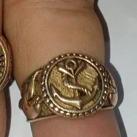 دو عدد انگشتر طلا روس