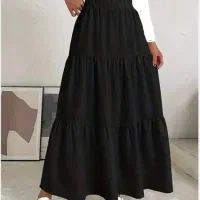 دامن سه طبقه چین دار