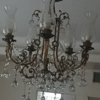 لوستر برنجی ۵شاخه