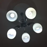 لوستر ۵ شاخه نو و سالم|لوستر و چراغ آویز|کرمان, |دیوار