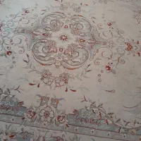 فرش پردیسان دلیجان گل ابریشم