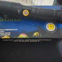 چراغ قوه super light rechargeable flashlight