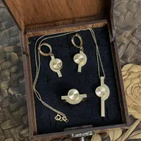 طلای نیم ست تراش کامل برند درحد واقعا درحد نو