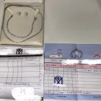 گردنبندودستبندنقره تنسی جذاب|جواهرات|رشت, حمیدیان|دیوار