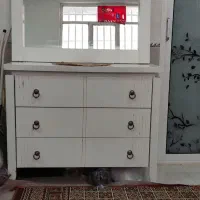 اینه دراور وکمد سفید