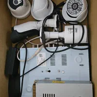 ۵عدد دوبین مداربسته DVR دی وی ار و لوازم و مانیتور