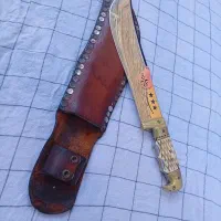 چاقو ترکمن ۳۷سانتی|کوهنوردی و کمپینگ|گنبد کاووس, |دیوار