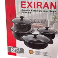 سرویس ۸ پارچه قابلمه گرانیت