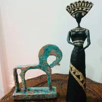 مجسمه و صورتک هنری پاپیه‌ماشه ، کار دست