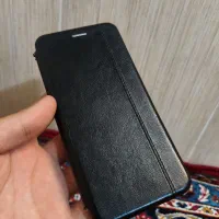 قاب گوشی موبایل نوت ۱۲ چرمی مدل لبتابی