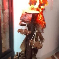 دکور بار چوبی|ریسه و چراغ تزئینی|همدان, |دیوار