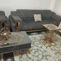 مبل ۸ نفره چستر باجلومبلی عسلی|مبلمان خانگی و میز عسلی|گلستان (تهران), |دیوار
