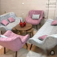 مبل قایقی سه نفره و دو نفره